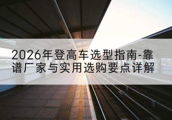 古城登高车厂家推荐-2026年登高车选型指南-靠谱厂家与实用选购要点详解